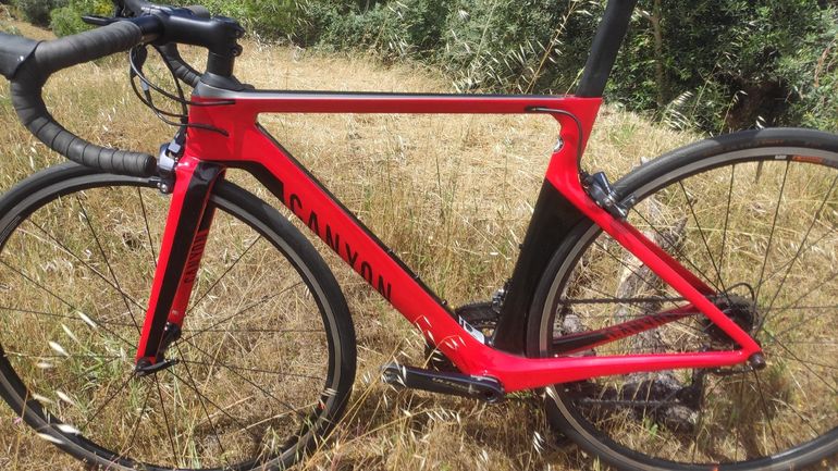 Used Canyon Aeroad CF SLX 8.0 2018 2018 Road & Gravel, Red — image 7 of 10