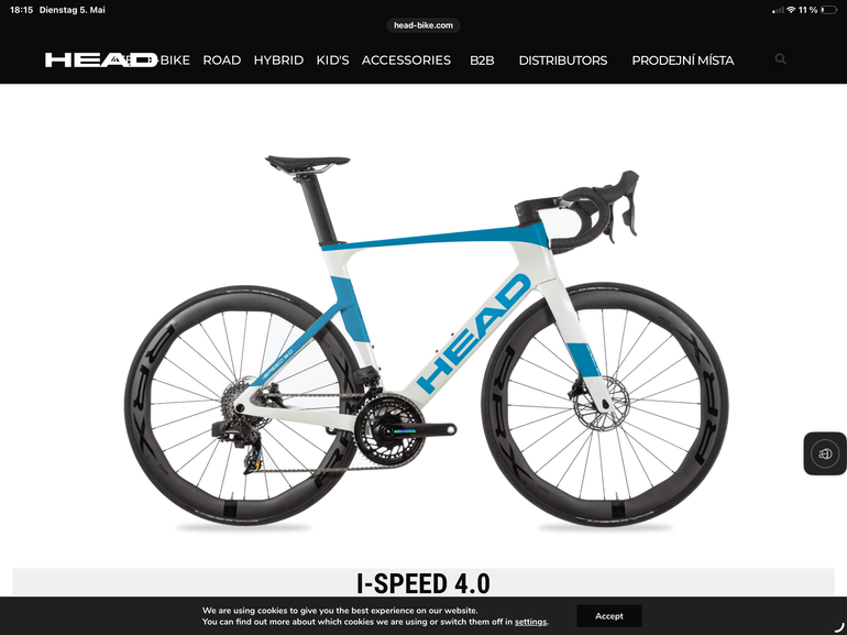 Used Head ISpeed 4.0 (Mod. 2026) 2026 Road & Gravel — image 1 of 4
