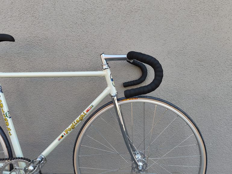 Gebrauchtes Pogliaghi Pista 1983 Road & Gravel, Weiß — Bild 5 von 10