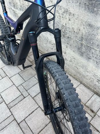 Used Specialized Men's Turbo Levo FSR Comp Carbon 6Fattie/29 2018 2018 Mountainbike, Blue, 29 — image 5 of 6