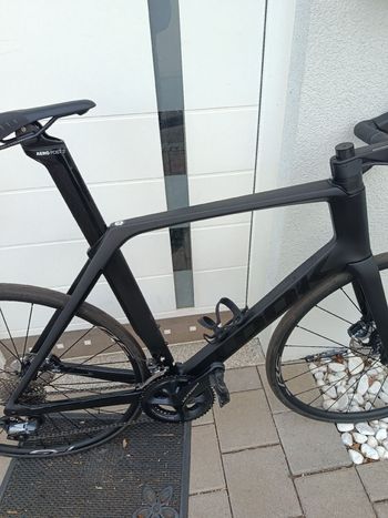 Used Look 795 BLADE RS DISC FULL BLACK GLOSSY MAT 2024 2024 Road & Gravel, Black — image 17 of 17