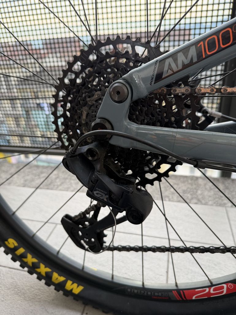 Used ROCKRIDER All mountain SRAM GX Eagle 2021 Mountainbike, Light Gray — image 4 of 12