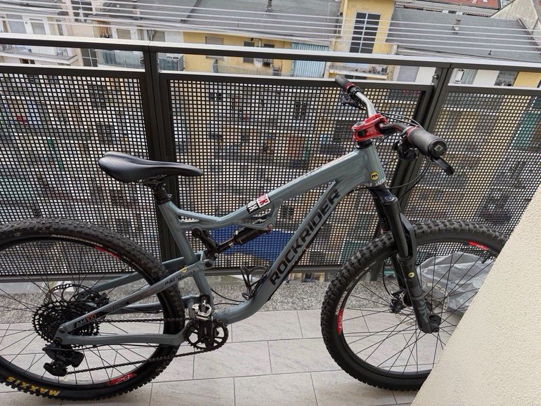 Used ROCKRIDER All mountain SRAM GX Eagle 2021 Mountainbike, Light Gray — image 9 of 12
