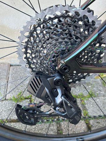 Used Merida Big nine SRAM GX Eagle AXS 2025 Mountainbike, Green — image 7 of 10