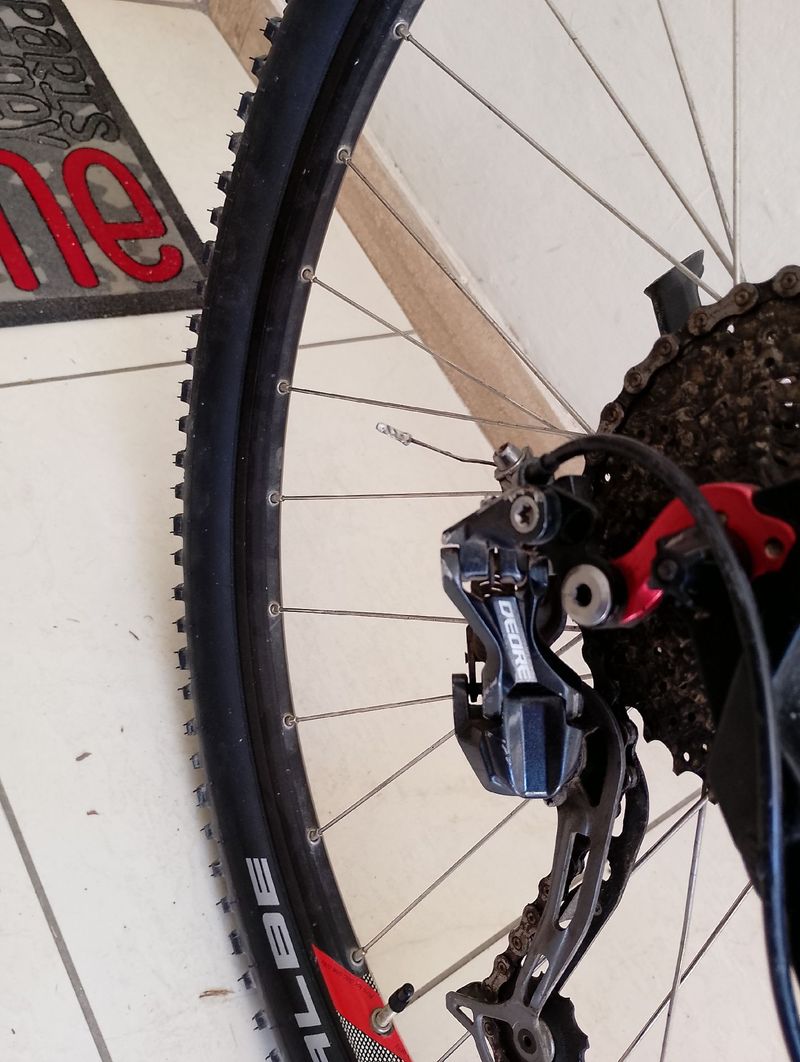 Used CUBE AMS HYBRID Shimano Deore XT 2022 Mountainbike, Black — image 6 of 6