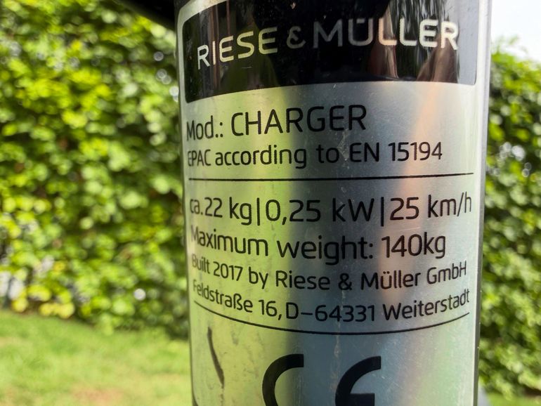 Used Riese & Müller Charger 2018 Urban, Schwarz — image 6 of 6