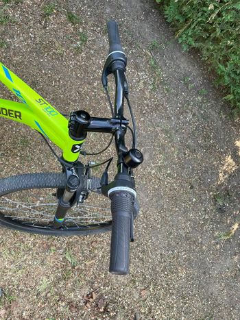 Used ROCKRIDER Semi-Rigid Microshift 2018 Mountainbike, Black — image 7 of 10