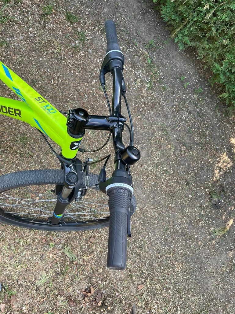 Used ROCKRIDER Semi-Rigid Microshift 2018 Mountainbike, Black — image 7 of 10