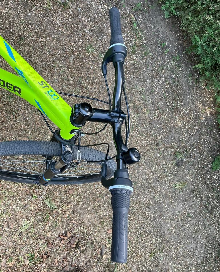 Used ROCKRIDER Semi-Rigid Microshift 2018 Mountainbike, Black — image 6 of 10
