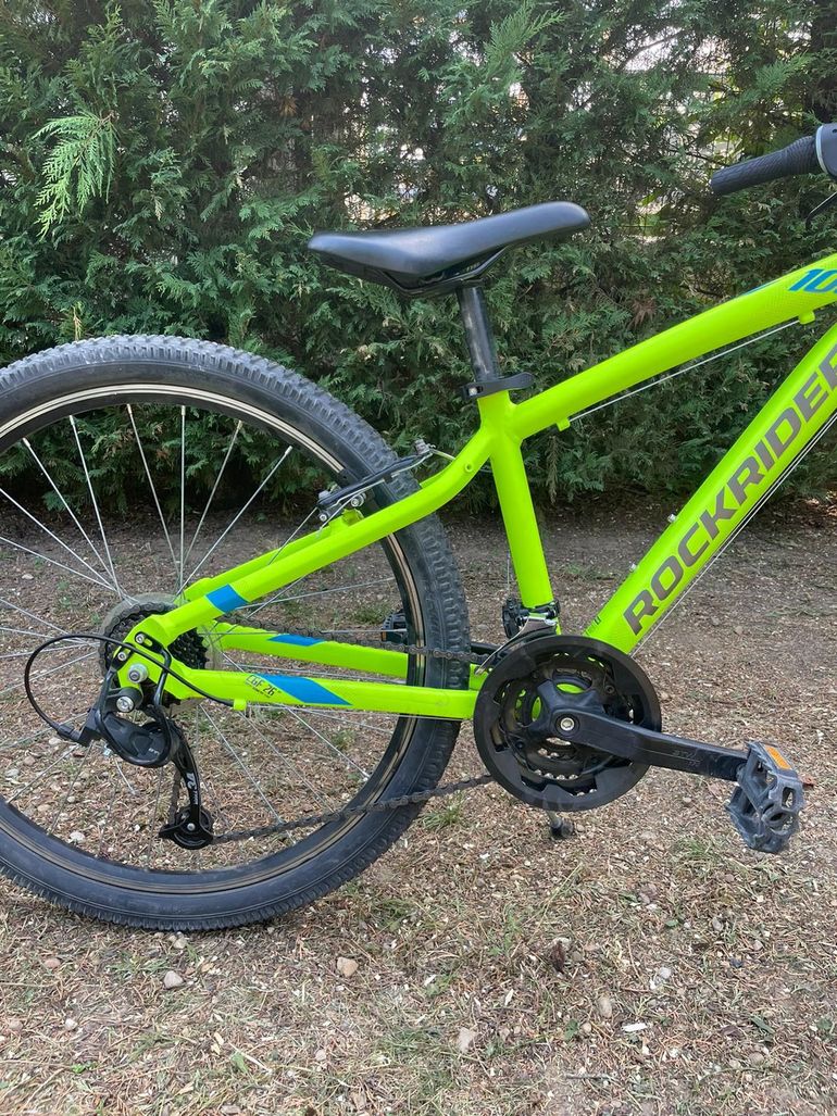 Used ROCKRIDER Semi-Rigid Microshift 2018 Mountainbike, Black — image 3 of 10