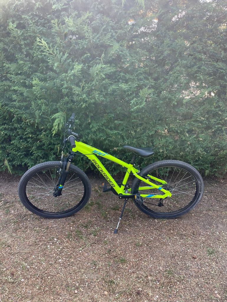 Used ROCKRIDER Semi-Rigid Microshift 2018 Mountainbike, Black — image 2 of 10