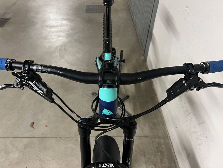 Used Canyon Strive SRAM GX Eagle 2021 Mountainbike, Blau, 29 — image 5 of 8