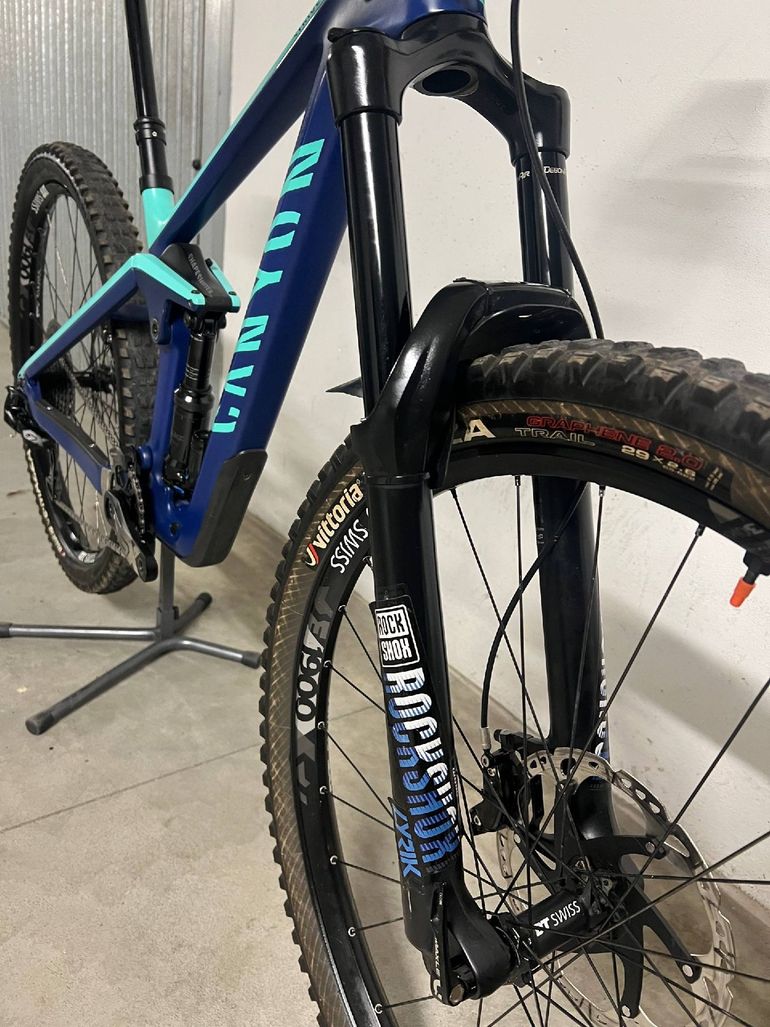 Used Canyon Strive SRAM GX Eagle 2021 Mountainbike, Blau, 29 — image 8 of 8