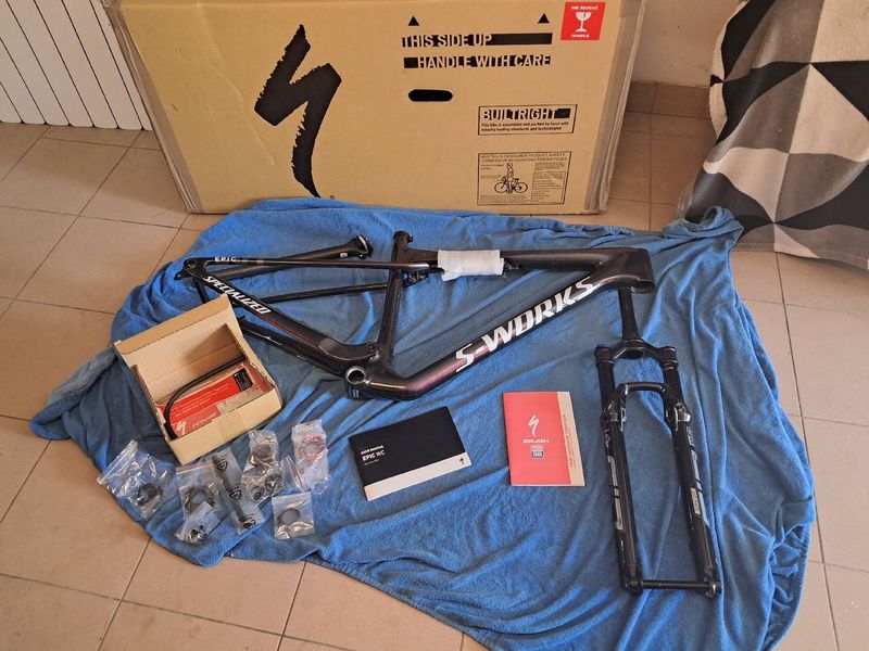 Specialized S-Works Epic World Cup Frame - RockShox SIDLuxe WCID Ultimate 2025 Frameset 2025 MTB de segunda mano