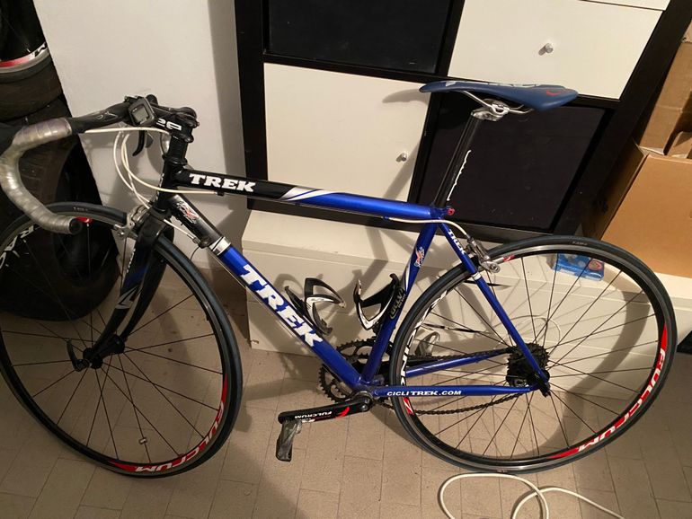 Used Trek 5000 Campagnolo Veloce 2004 Road & Gravel, Blue — image 1 of 4