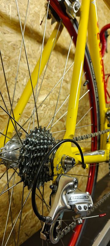 Used Eddy Merckx Custom Campagnolo Chorus 2000 Road & Gravel, Orange — image 16 of 43