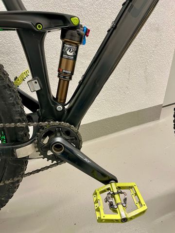 Gebrauchtes CUBE Stereo 140 Super HPC Race 29 2015 Mountainbike, Schwarz, 29 — Bild 4 von 6