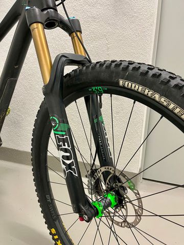 Gebrauchtes CUBE Stereo 140 Super HPC Race 29 2015 Mountainbike, Schwarz, 29 — Bild 5 von 6