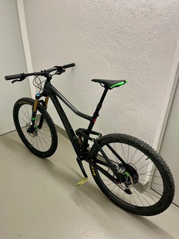 Gebrauchtes CUBE Stereo 140 Super HPC Race 29 2015 Mountainbike, Schwarz, 29 — Bild 2 von 6