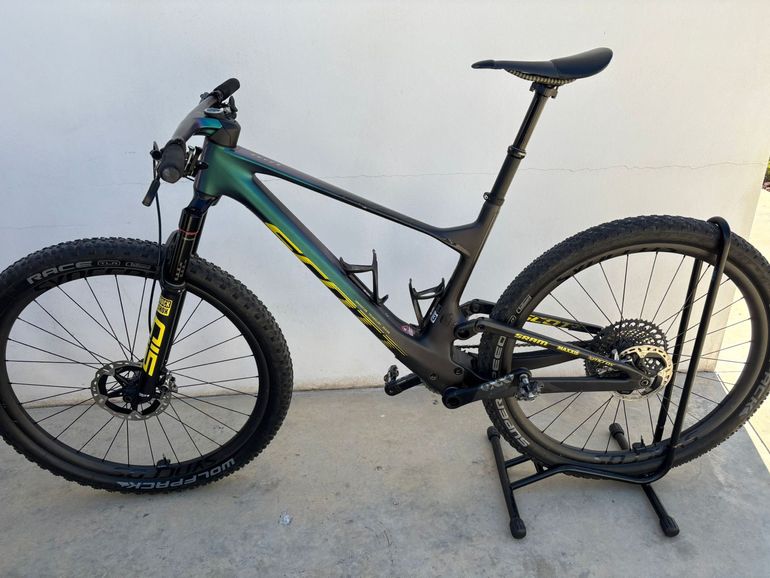 Used Scott Spark RC World Cup EVO AXS 2023 2023 Mountainbike, Green, 29 — image 6 of 9