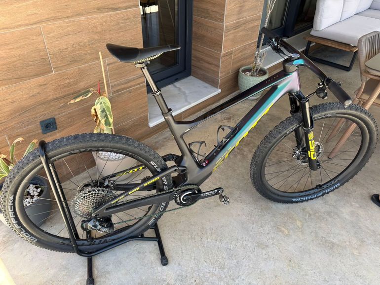 Used Scott Spark RC World Cup EVO AXS 2023 2023 Mountainbike, Green, 29 — image 5 of 9