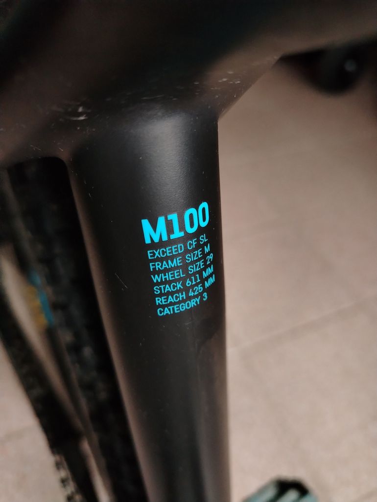 Used Canyon Exceed CF SL 5.0 2020 2020 Mountainbike, Black — image 3 of 8