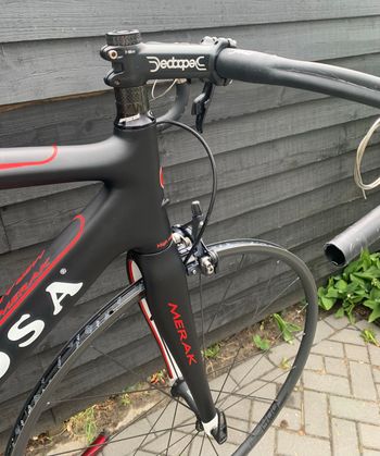 Used De Rosa Merak Frameset 2013 Frameset 2013 Road & Gravel, Schwarz — image 4 of 12