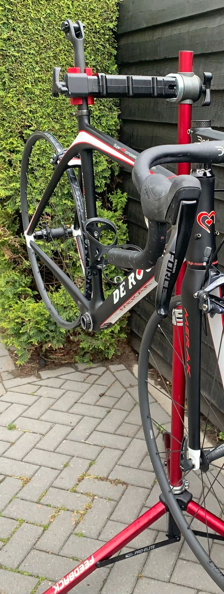 Used De Rosa Merak Frameset 2013 Frameset 2013 Road & Gravel, Schwarz — image 8 of 12