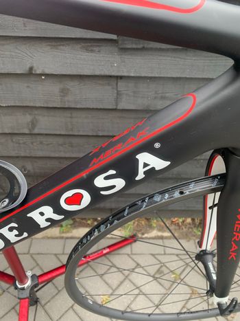 Used De Rosa Merak Frameset 2013 Frameset 2013 Road & Gravel, Schwarz — image 7 of 12