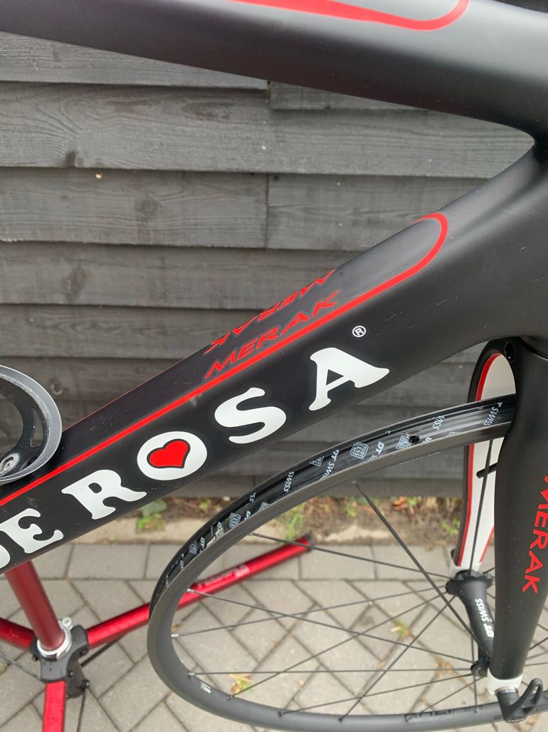 Used De Rosa Merak Frameset 2013 Frameset 2013 Road & Gravel, Schwarz — image 7 of 12