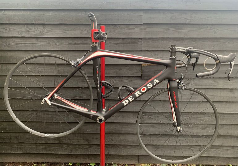 Used De Rosa Merak Frameset 2013 Frameset 2013 Road & Gravel, Schwarz — image 1 of 12