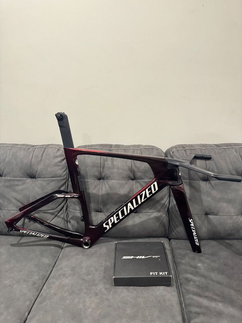 Used Specialized S-Works Shiv TT Disc Module - Speed of Light Collection 2023 Frameset 2023 Road & Gravel, Red — image 21 of 56