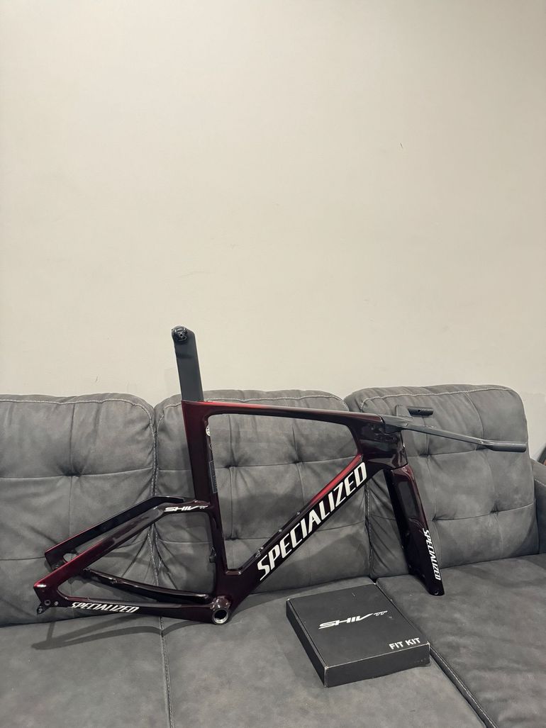 Used Specialized S-Works Shiv TT Disc Module - Speed of Light Collection 2023 Frameset 2023 Road & Gravel, Red — image 49 of 56