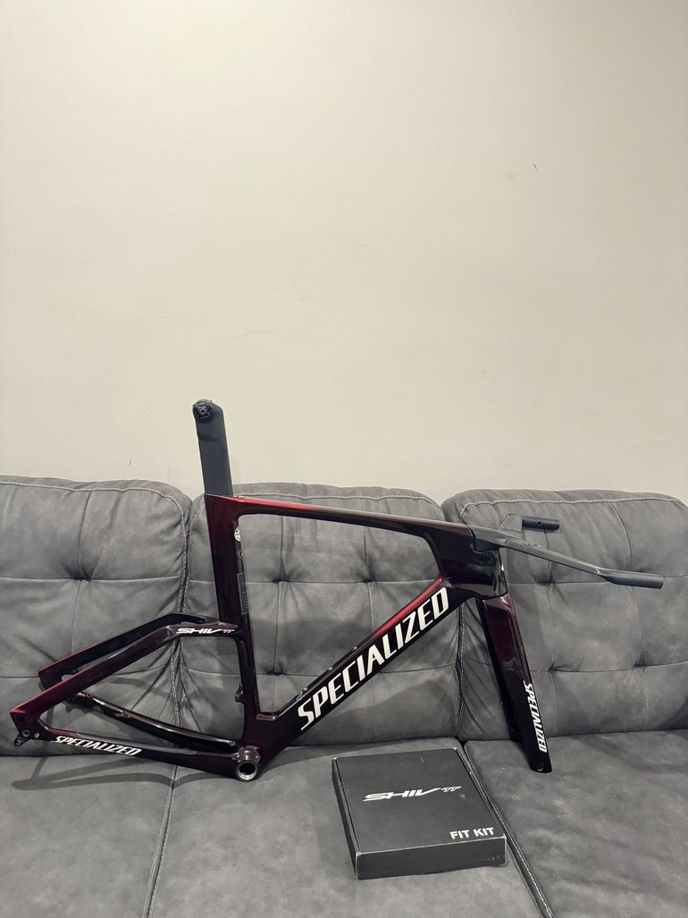 Used Specialized S-Works Shiv TT Disc Module - Speed of Light Collection 2023 Frameset 2023 Road & Gravel, Red — image 31 of 56
