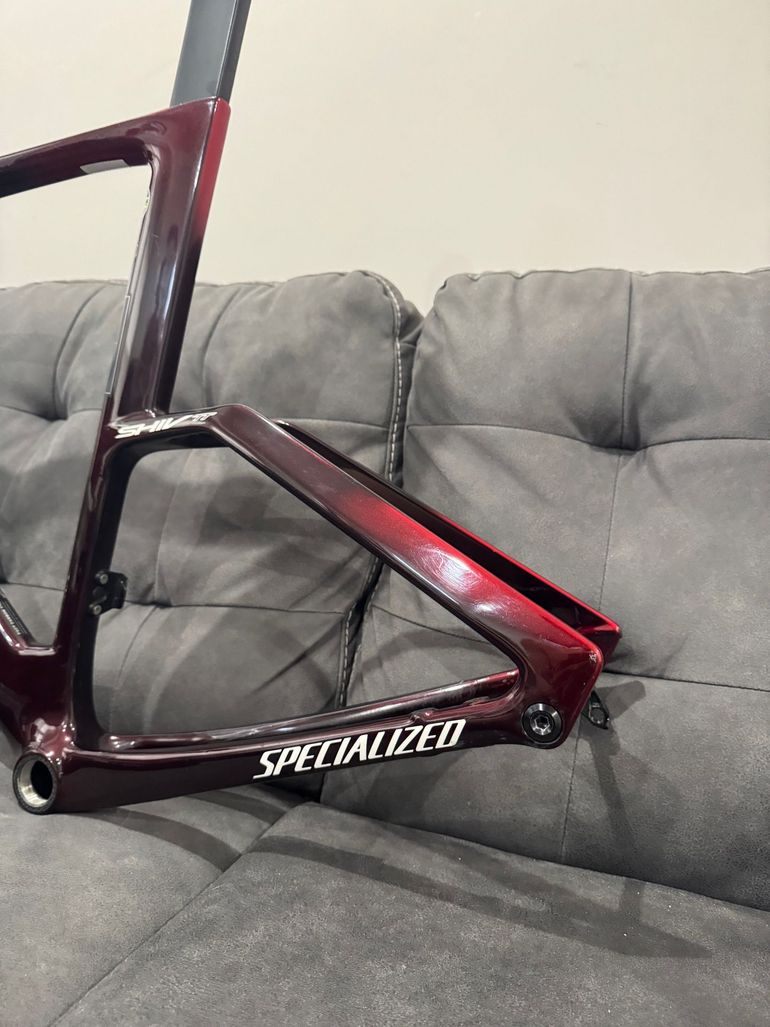 Used Specialized S-Works Shiv TT Disc Module - Speed of Light Collection 2023 Frameset 2023 Road & Gravel, Red — image 30 of 56