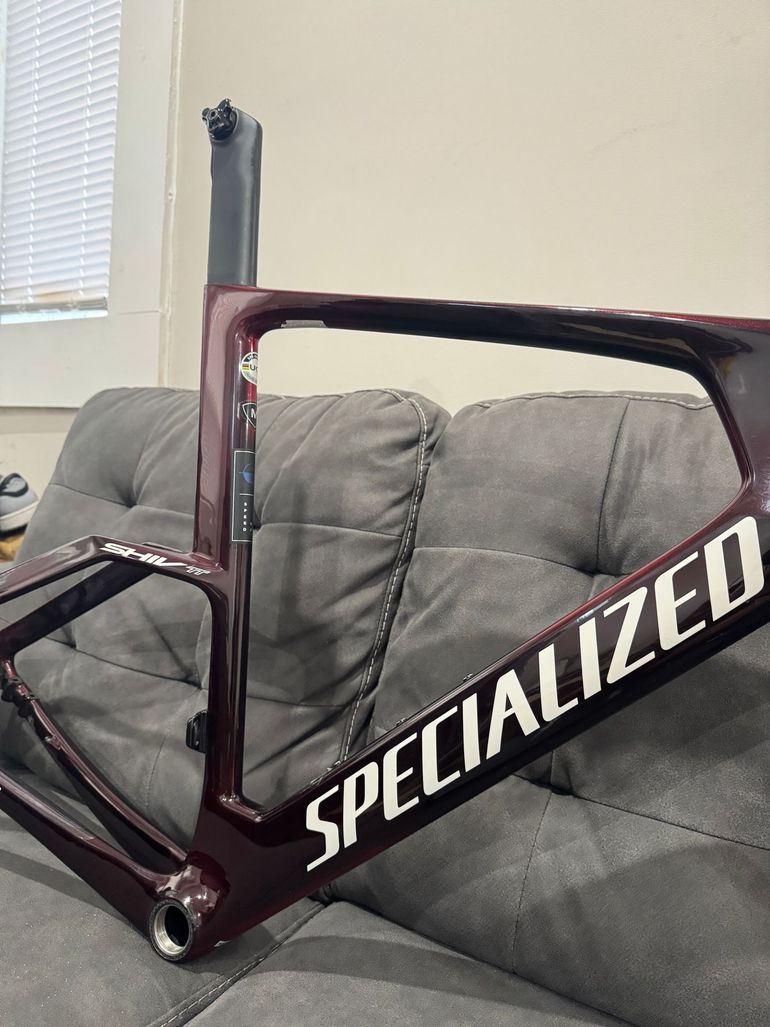 Used Specialized S-Works Shiv TT Disc Module - Speed of Light Collection 2023 Frameset 2023 Road & Gravel, Red — image 18 of 56