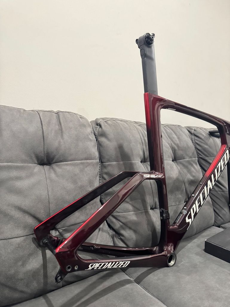 Used Specialized S-Works Shiv TT Disc Module - Speed of Light Collection 2023 Frameset 2023 Road & Gravel, Red — image 47 of 56