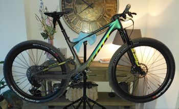 Used Scott Spark SRAM X0 Eagle AXS (T-Type) 2024 Mountainbike, Blu — image 18 of 18