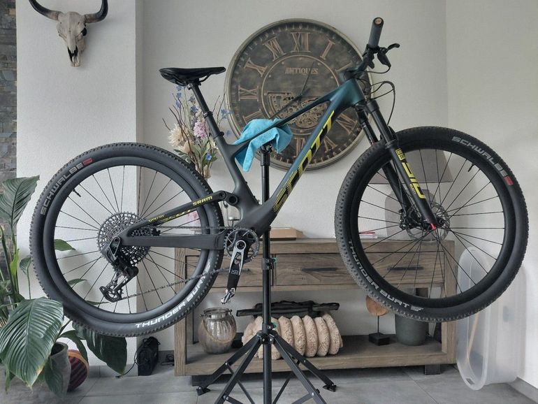 Used Scott Spark SRAM X0 Eagle AXS (T-Type) 2024 Mountainbike, Blu — image 12 of 18