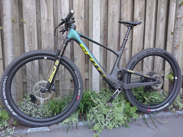 Used Scott Spark SRAM X0 Eagle AXS (T-Type) 2024 Mountainbike, Blu — image 6 of 18
