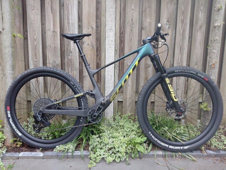 Used Scott Spark SRAM X0 Eagle AXS (T-Type) 2024 Mountainbike, Blu — image 15 of 18
