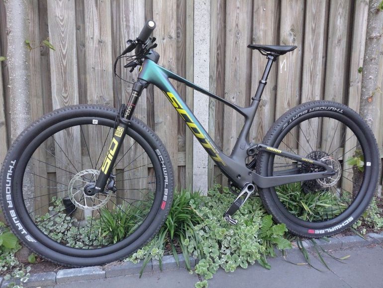 Used Scott Spark SRAM X0 Eagle AXS (T-Type) 2024 Mountainbike, Blu — image 2 of 18