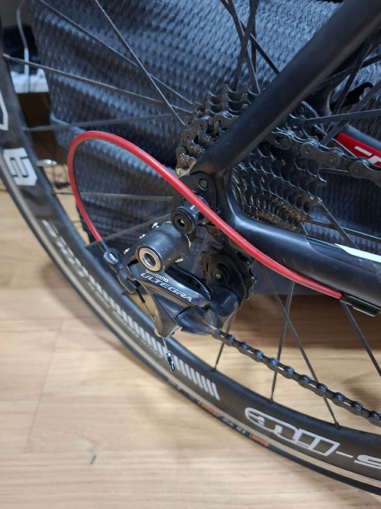 Used Specialized Tarmac SL3 Expert Double 2011 2011 Road & Gravel, Red — image 6 of 13