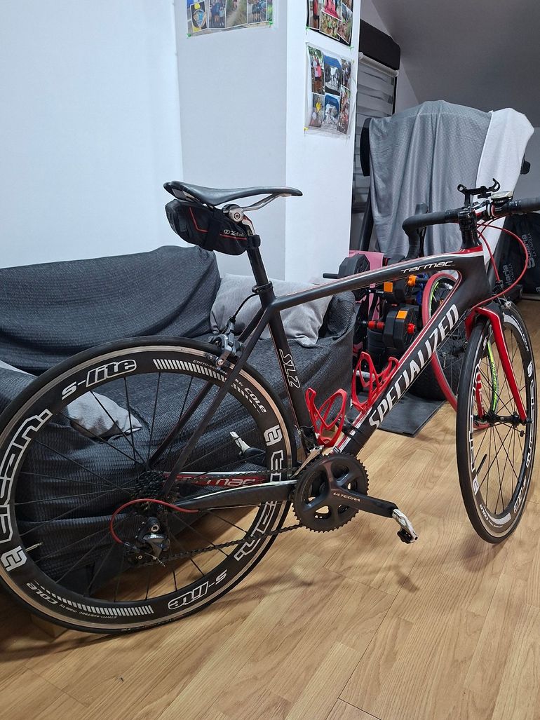 Used Specialized Tarmac SL3 Expert Double 2011 2011 Road & Gravel, Red — image 7 of 13