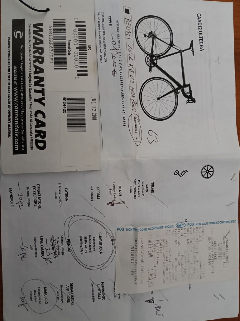 Used Cannondale CAAD12 Ultegra 2016 2016 Road & Gravel, Purple — image 2 of 8