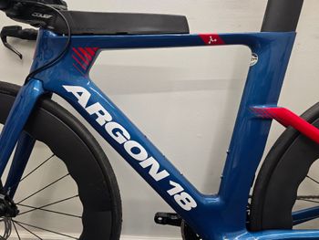 Used Argon 18 E-117 Tri Disc SRAM Rival AXS 2024 2024 Road & Gravel, Blue — image 11 of 14