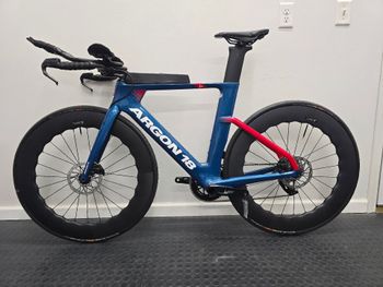 Used Argon 18 E-117 Tri Disc SRAM Rival AXS 2024 2024 Road & Gravel, Blue — image 10 of 14