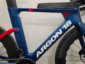 Used Argon 18 E-117 Tri Disc SRAM Rival AXS 2024 2024 Road & Gravel, Blue — image 2 of 14