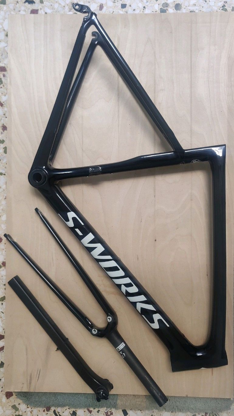 Used Specialized Tarmac Frameset 2021 Road & Gravel, Schwarz — image 4 of 7