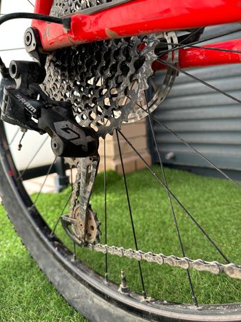 Used Cannondale F-Si Carbon 3 2019 2019 Mountainbike, Red, 29 — image 9 of 11